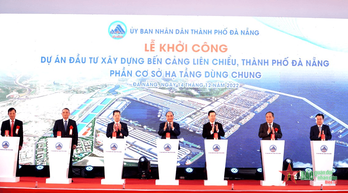 Chủ tịch nước Nguyễn Xuân Phúc dự khởi công dự án Cảng Liên Chiểu