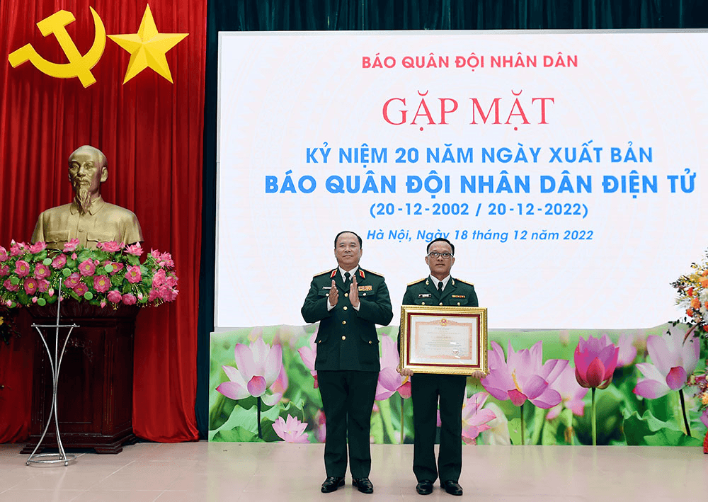Báo Quân đội nhân dân Điện tử kỷ niệm 20 năm Ngày xuất bản