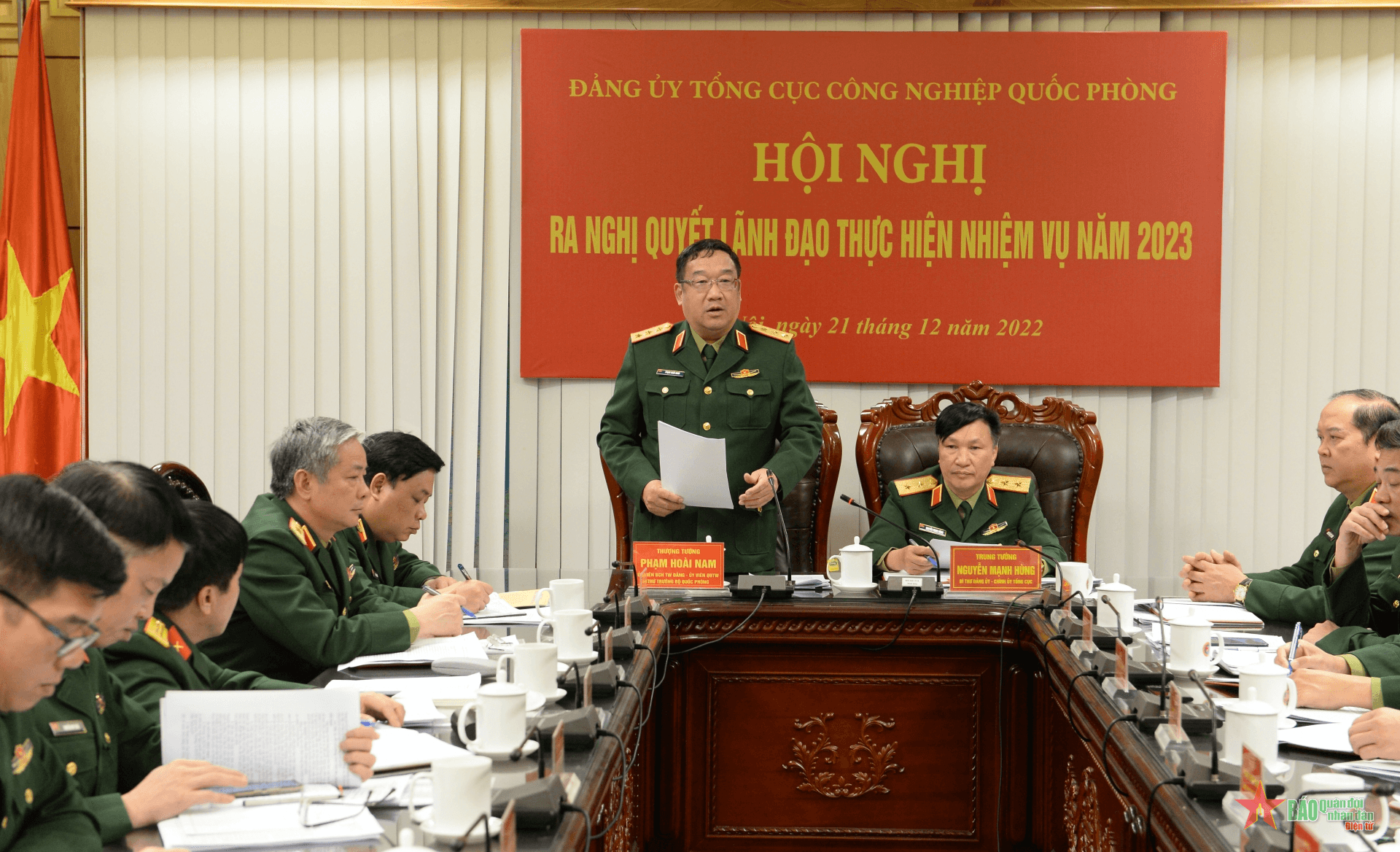Đảng ủy Tổng cục Công nghiệp Quốc phòng ra nghị quyết lãnh đạo năm 2023
