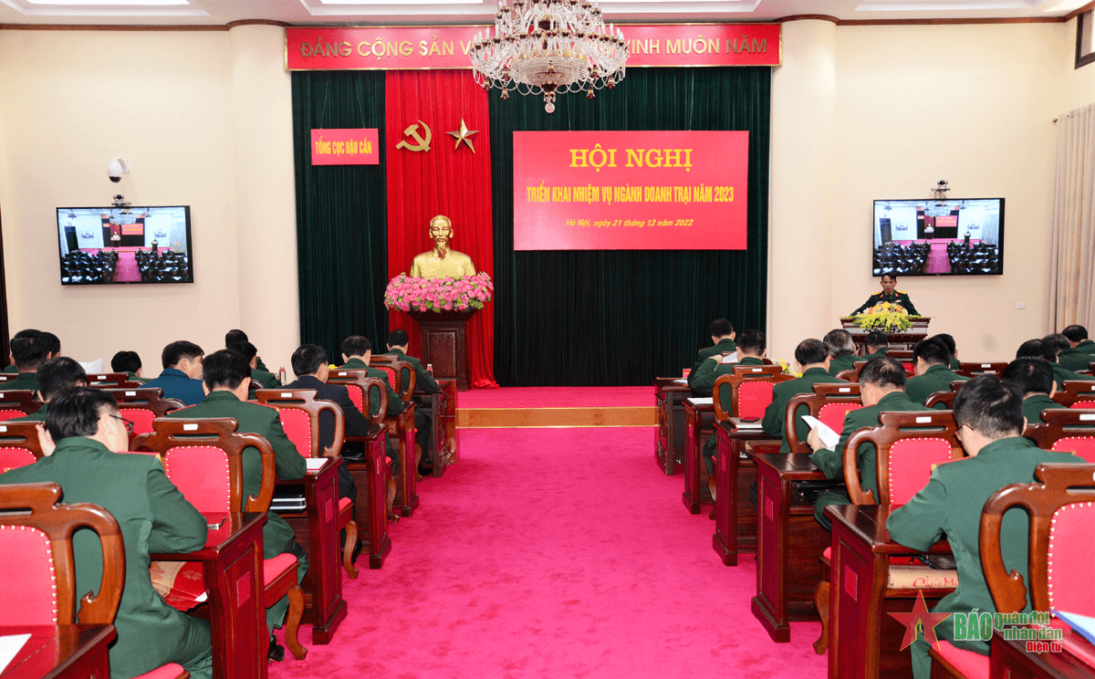 Tổng cục Hậu cần triển khai nhiệm vụ ngành Doanh trại năm 2023