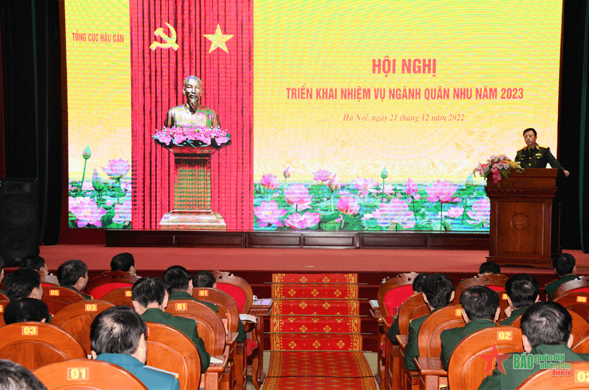 Tổng cục Hậu cần triển khai nhiệm vụ ngành Quân nhu năm 2023