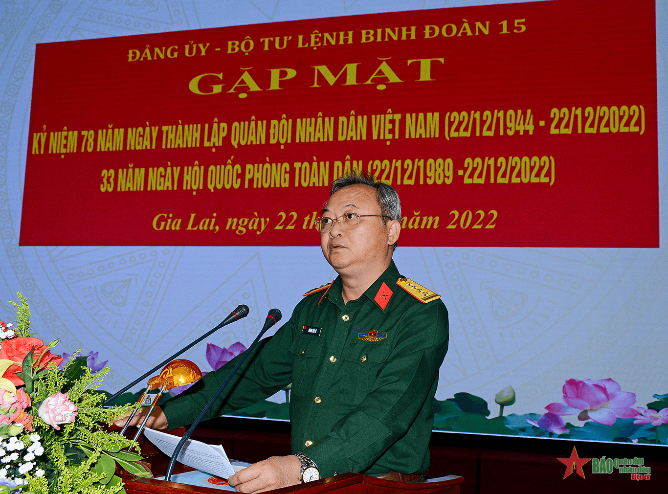 Binh đoàn 15 gặp mặt cán bộ cao cấp đã nghỉ hưu và đang công tác