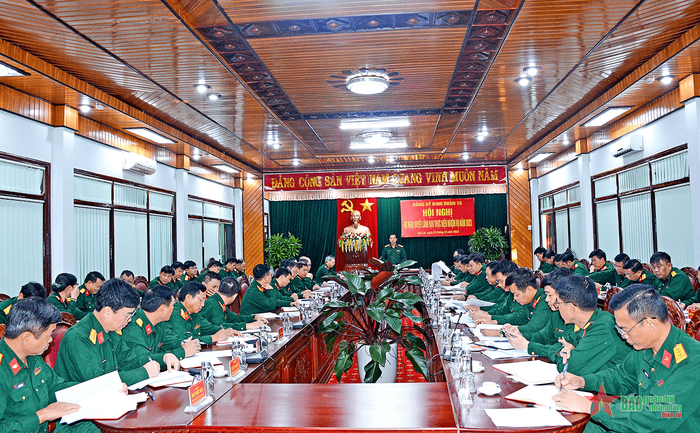 Binh đoàn 15 phấn đấu giá trị sản xuất  năm 2023 đạt 2.404 tỷ đồng