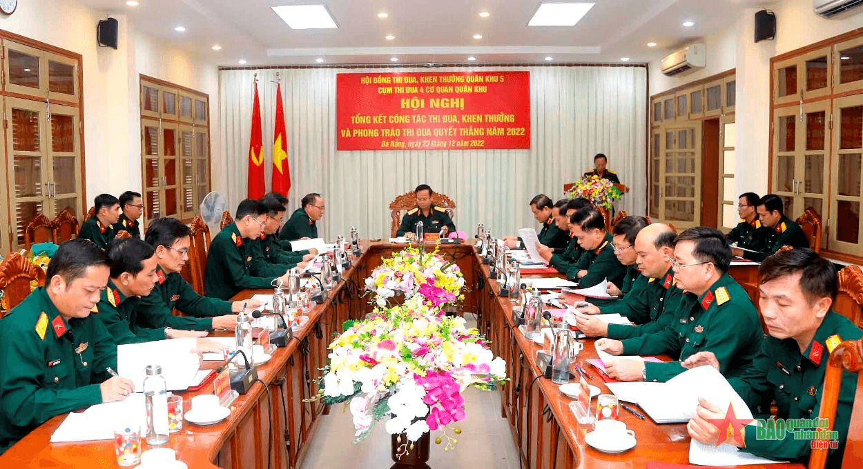 Cụm thi đua 4 cơ quan Quân khu 5 tổng kết Phong trào Thi đua Quyết thắng