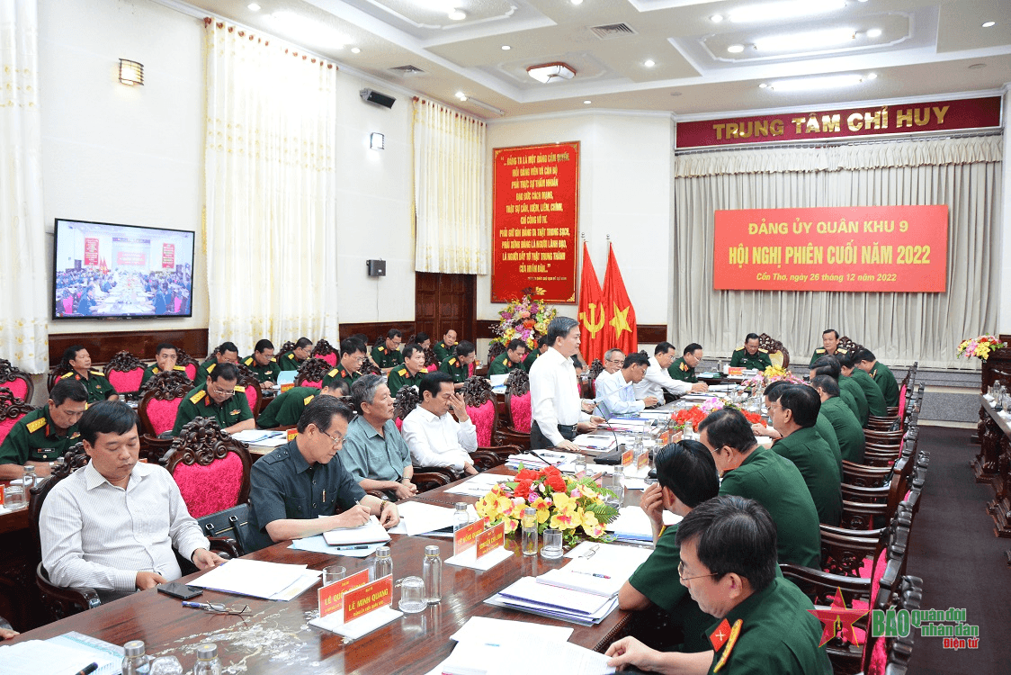 Đảng ủy Quân khu 9: Lãnh đạo hoàn thành tốt các chỉ tiêu, nhiệm vụ quân sự, quốc phòng
