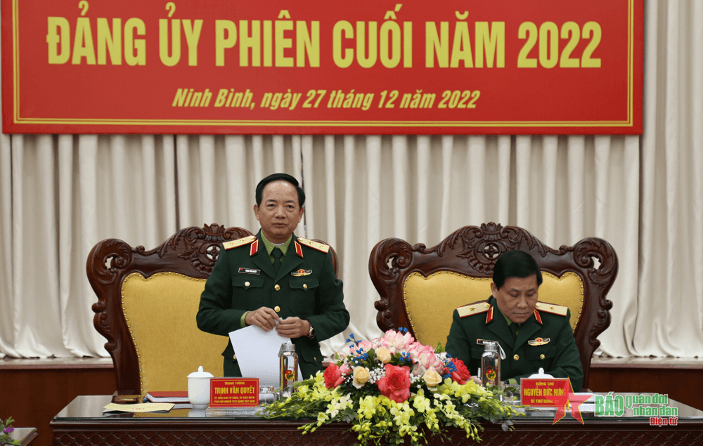 Đảng ủy Quân đoàn 1 triển khai thực hiện đồng bộ các giải pháp, hoàn thành toàn diện các nhiệm vụ được giao