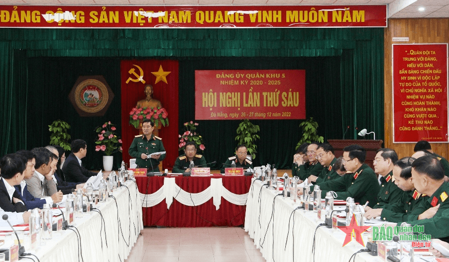 Lực lượng vũ trang Quân khu 5 hoàn thành toàn diện các mặt công tác