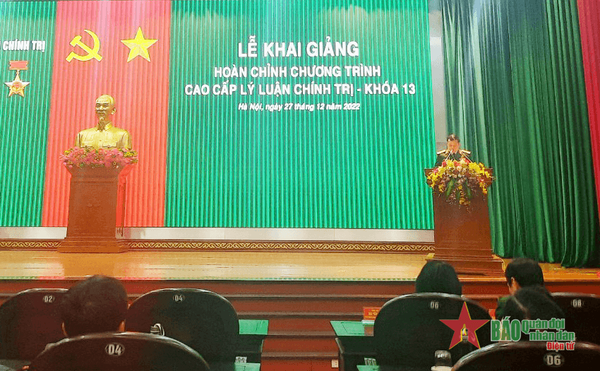 Học viện Chính trị: Khai giảng lớp hoàn chỉnh chương trình cao cấp lý luận chính trị khóa 13