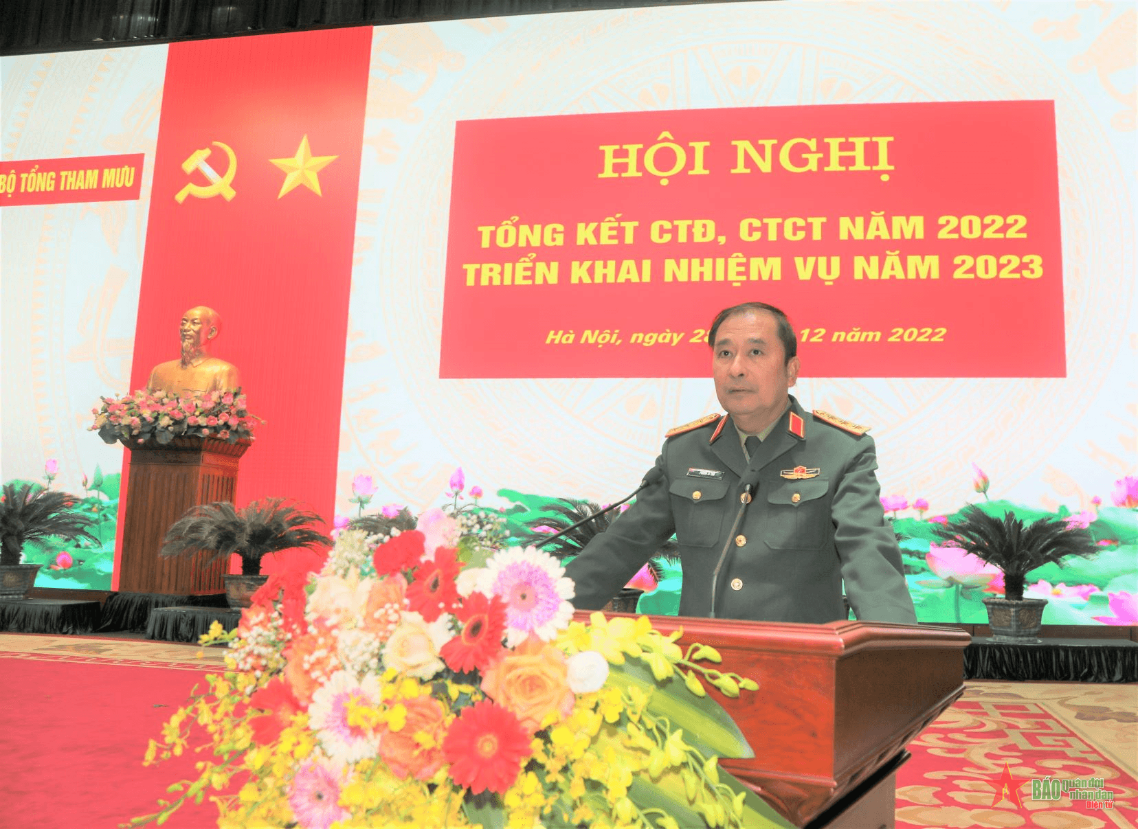 Bộ Tổng Tham mưu Quân đội nhân dân Việt Nam triển khai toàn diện, hiệu quả hoạt động công tác Đảng, công tác chính trị