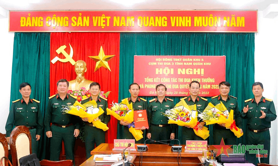 Quân khu 5: Tổng kết công tác thi đua, khen thưởng và Phong trào Thi đua Quyết thắng năm 2022 của Cụm thi đua 3 tỉnh phía Nam