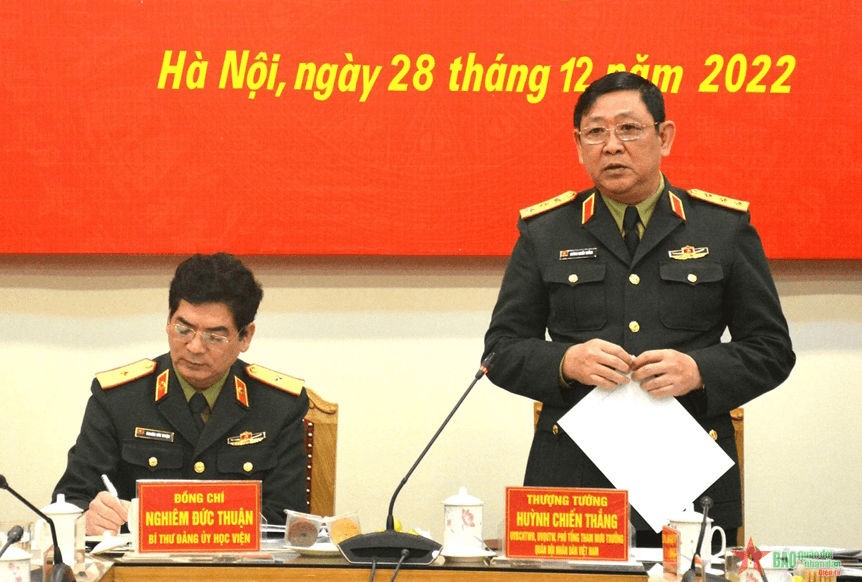 Học viện Quân y ra Nghị quyết lãnh đạo thực hiện nhiệm vụ năm 2023