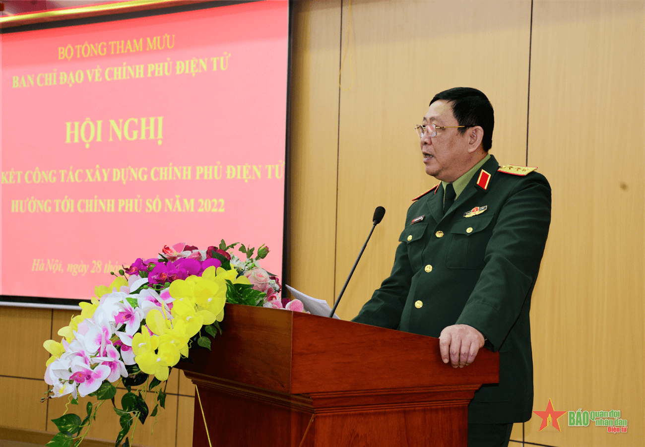 Phát triển Chính phủ điện tử hướng tới Chính phủ số trong Bộ Tổng Tham mưu Quân đội nhân dân Việt Nam