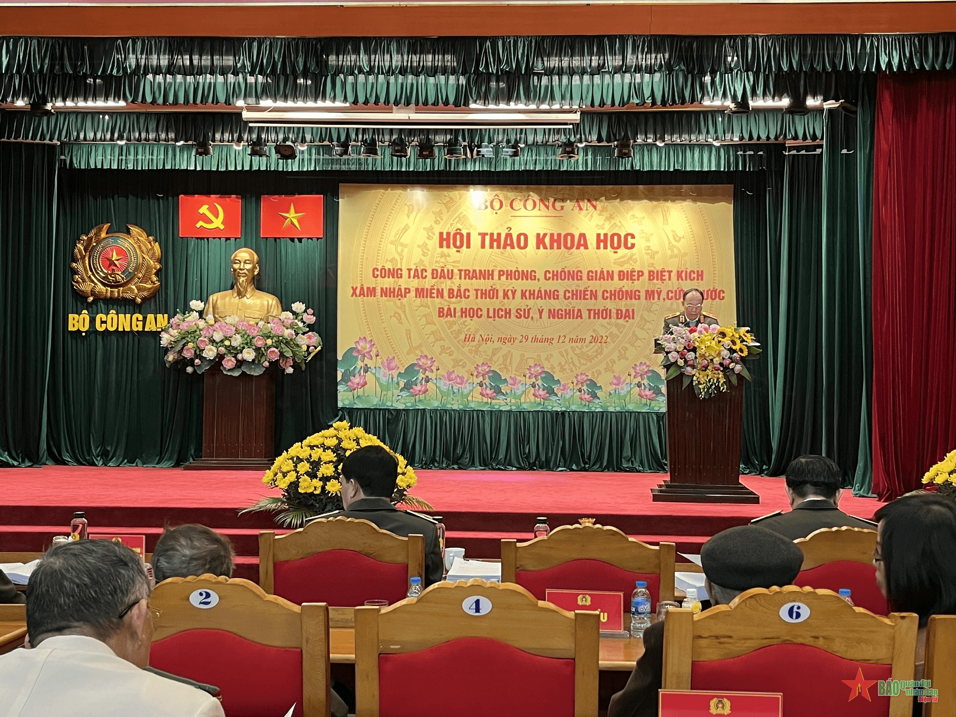 Hội thảo khoa học: "Công tác đấu tranh phòng, chống gián điệp biệt kích xâm nhập miền Bắc thời kỳ kháng chiến chống Mỹ, cứu nước"