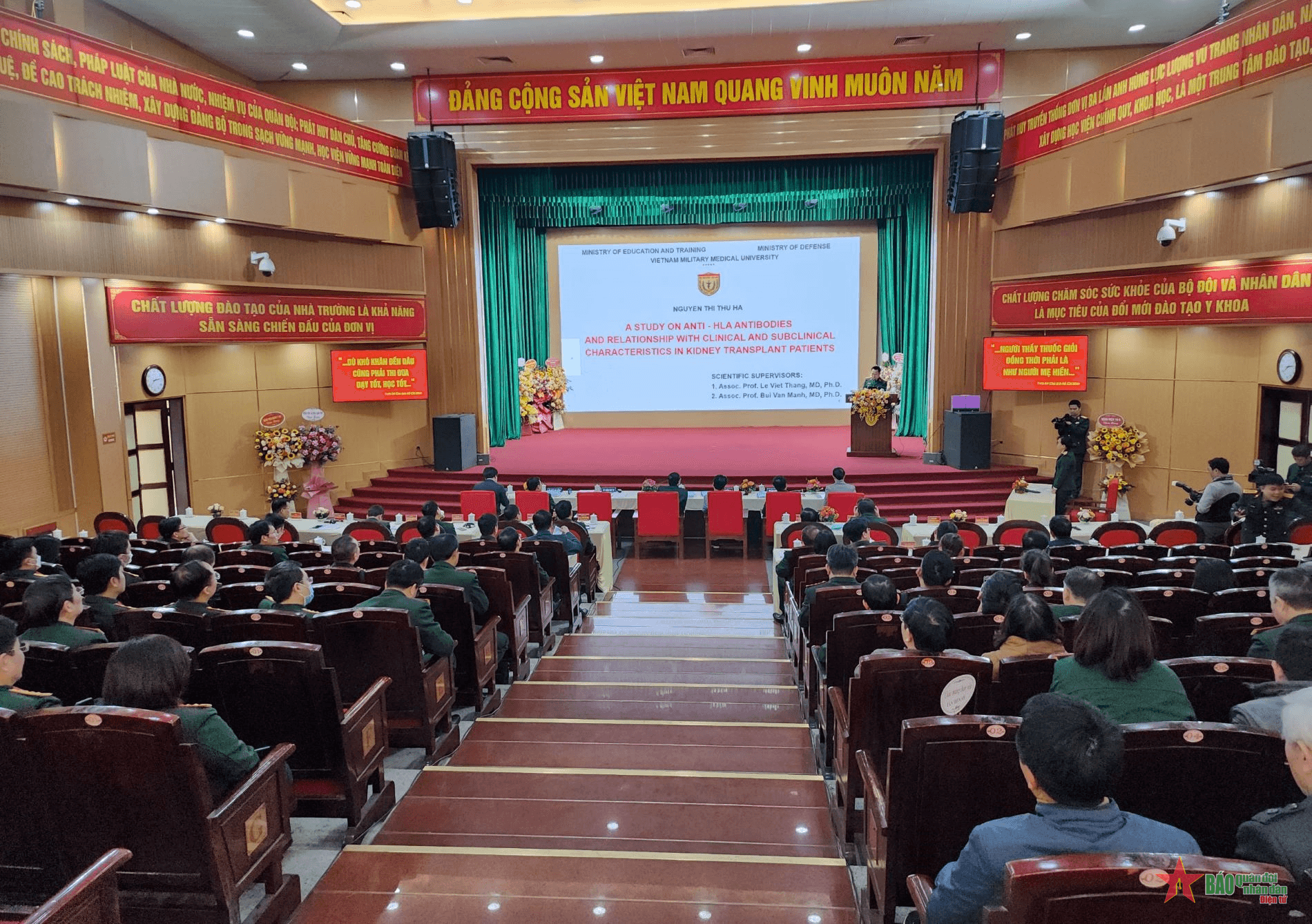 Học viện Quân y tổ chức bảo vệ luận án tiến sĩ số 1.200