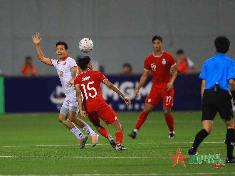 Nhiều cơ hội nhưng Việt Nam không tạo được bàn thắng trong trận gặp Singapore