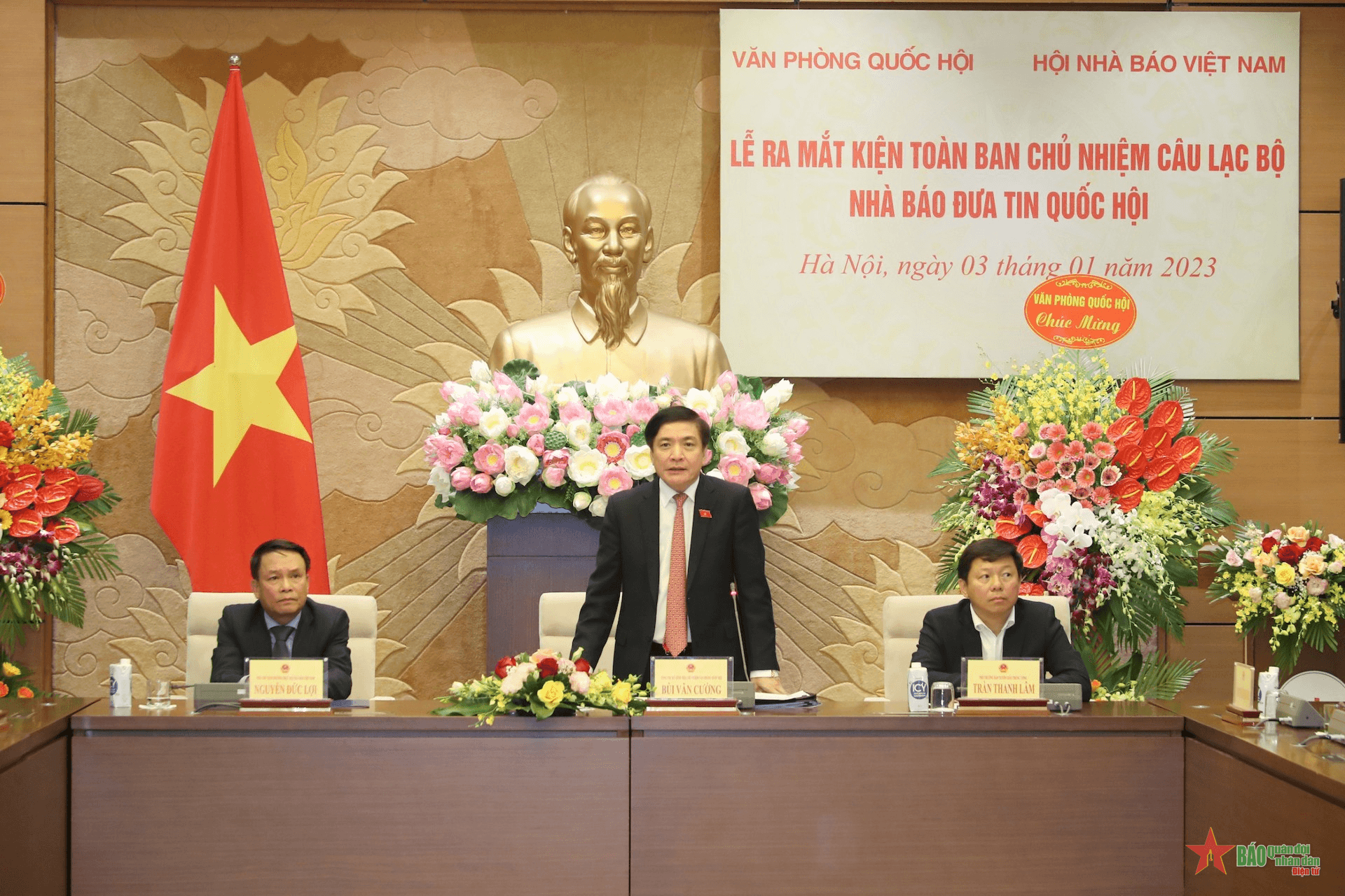 Ra mắt Ban Chủ nhiệm Câu lạc bộ Nhà báo đưa tin Quốc hội