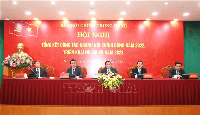 Ngành nội chính Đảng triển khai nhiệm vụ năm 2023
