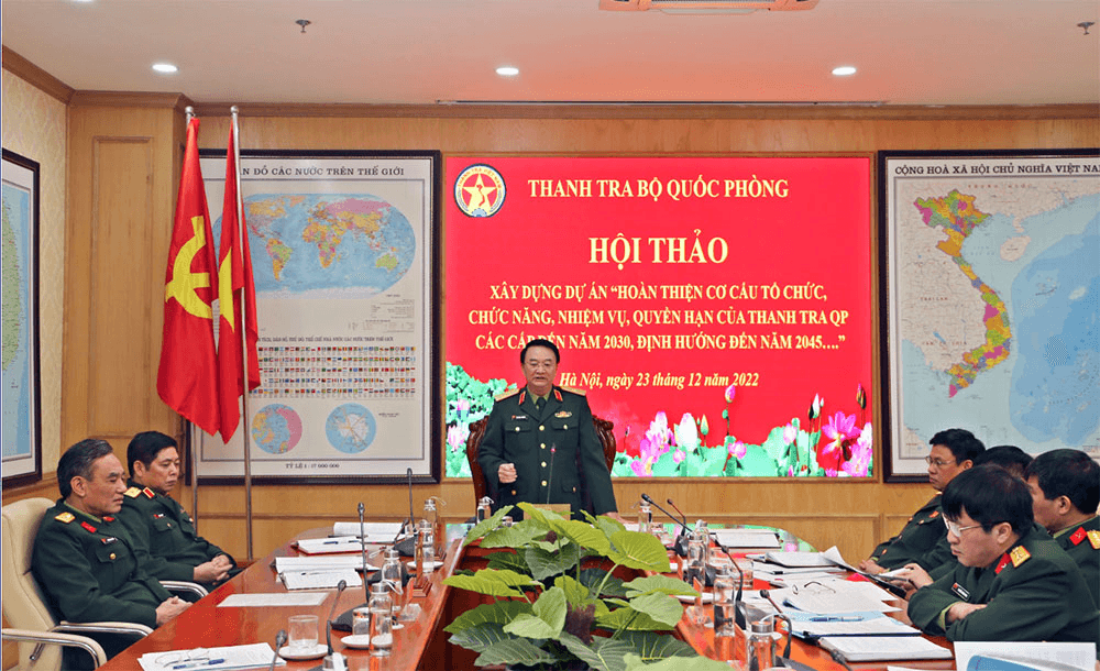 Xây dựng ngành thanh tra quốc phòng vững mạnh, hoàn thành xuất sắc nhiệm vụ