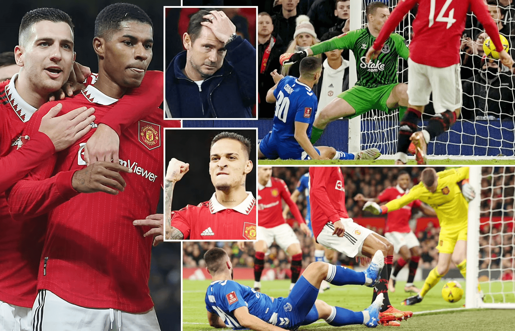 Vòng 3 FA Cup: MU hạ đẹp Everton để đi tiếp