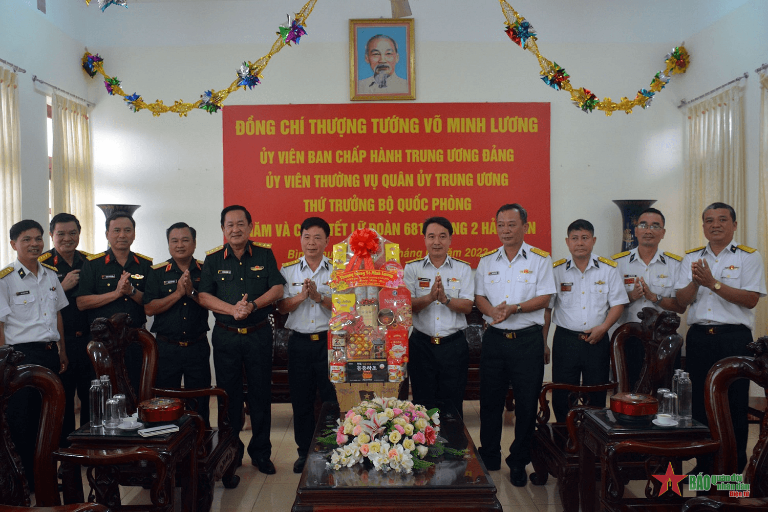 Thượng tướng Võ Minh Lương thăm, chúc Tết các đơn vị