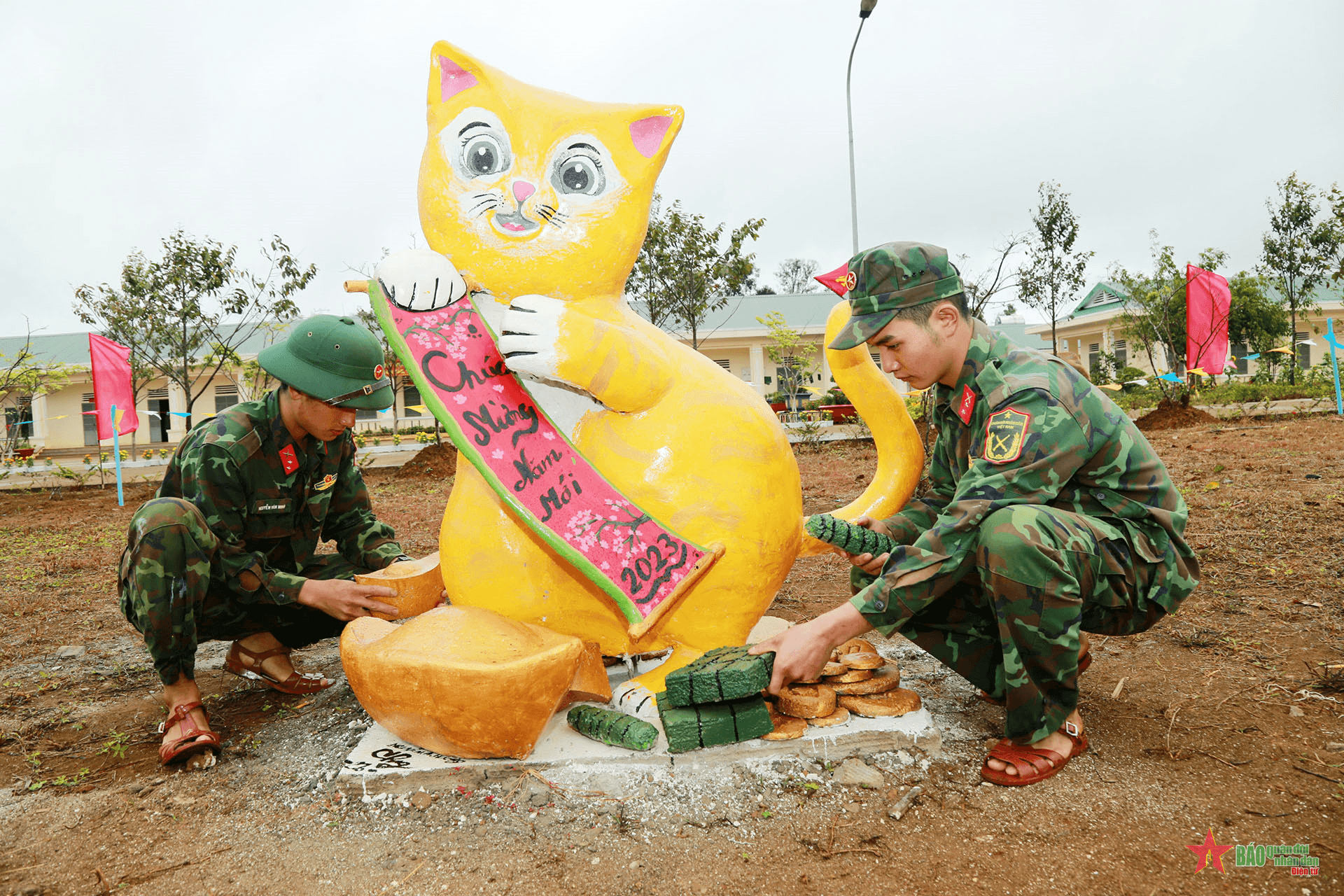 Rộn ràng Tết lính trên Tây Nguyên