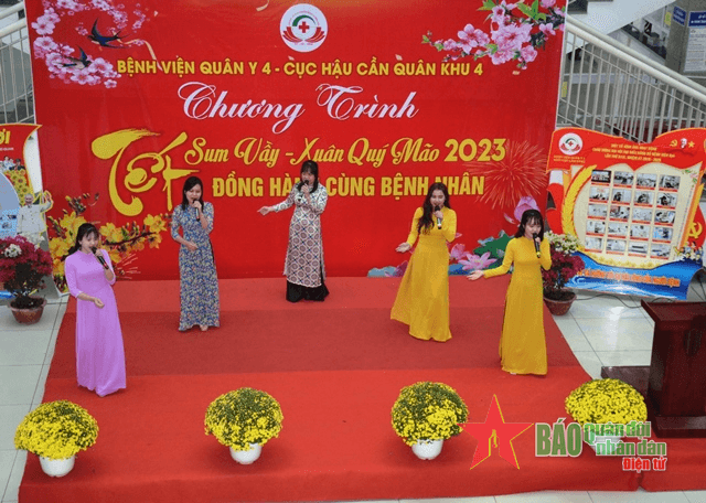Bệnh viện Quân y 4, Quân khu 4 tổ chức “Tết sum vầy đồng hành cùng bệnh nhân”