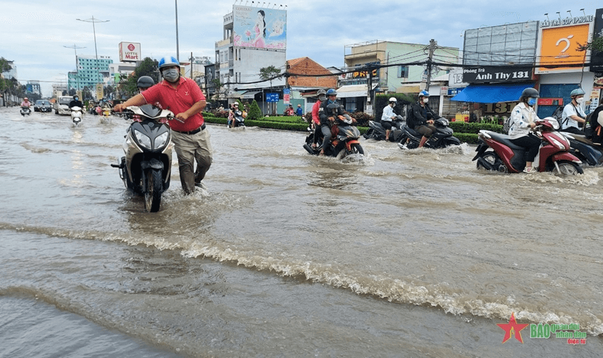 Cần Thơ: Triều cường dâng cao trong dịp Tết Nguyên đán