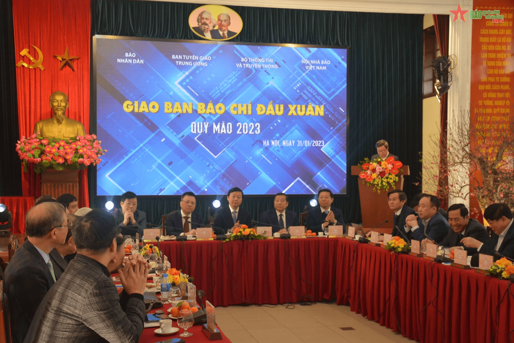 Hội nghị giao ban báo chí đầu Xuân Quý Mão 2023