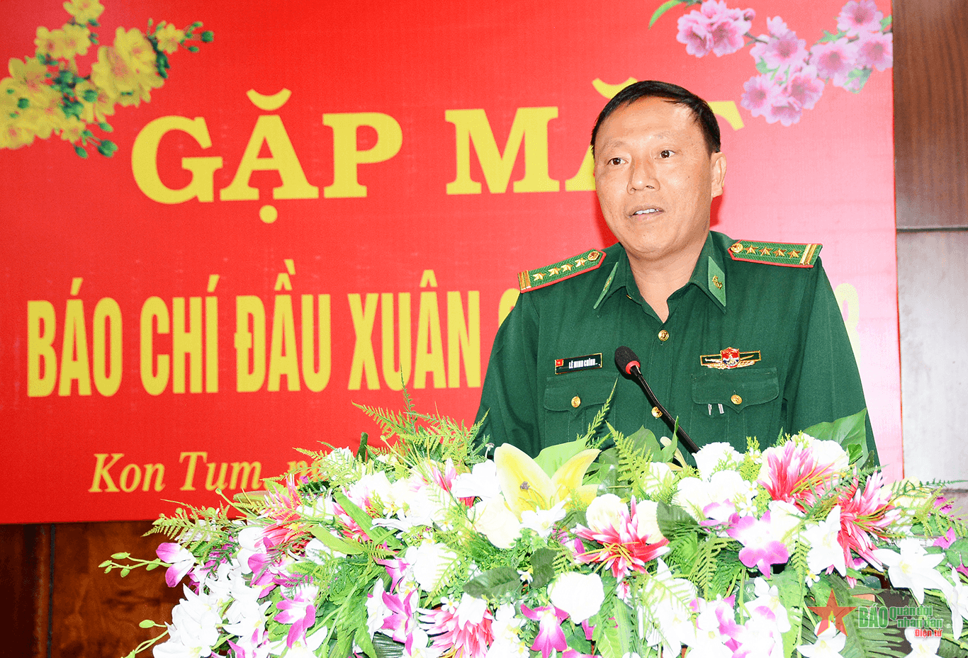 BĐBP tỉnh Kon Tum gặp mặt báo chí đầu xuân Quý Mão 2023