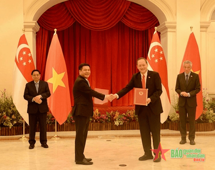 Thúc đẩy hơn nữa quan hệ kinh tế, thương mại giữa Việt Nam và Singapore