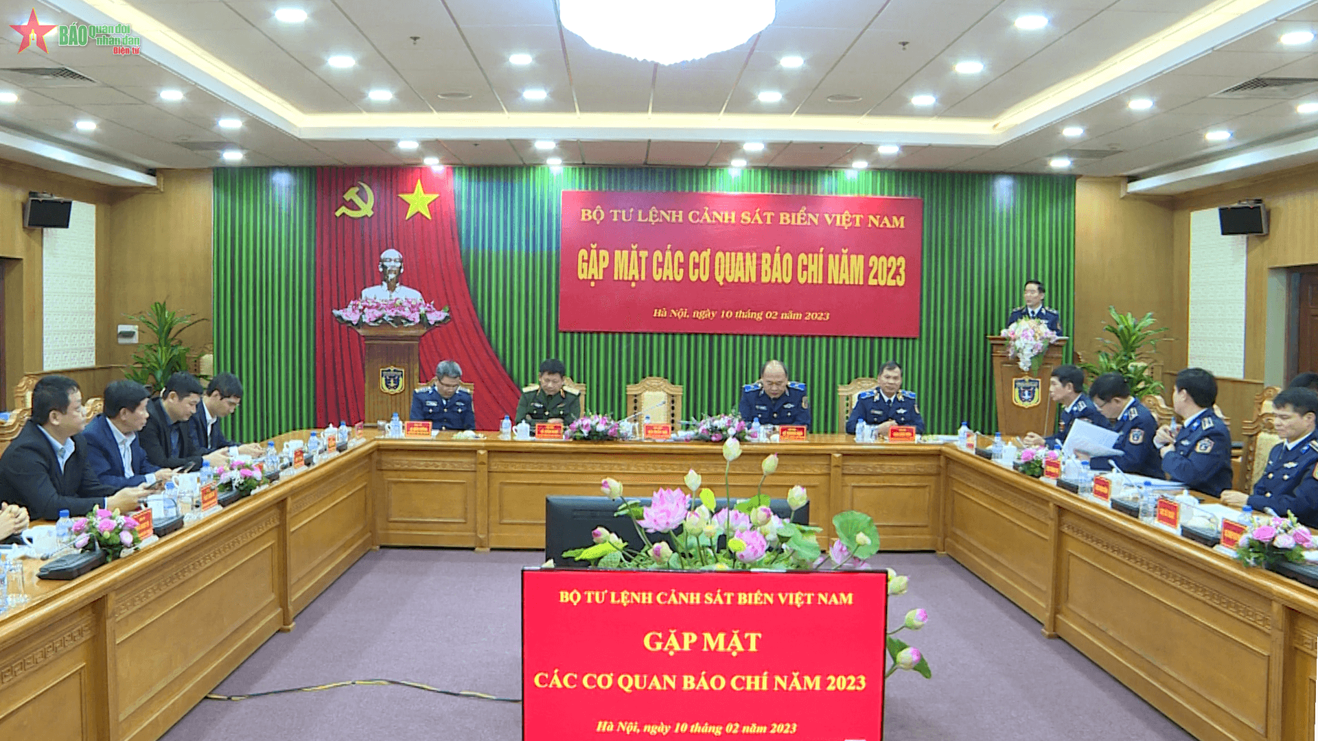 Bộ tư lệnh Cảnh sát biển Việt Nam tổ chức gặp mặt các cơ quan báo chí nhân dịp Xuân Quý Mão 2023