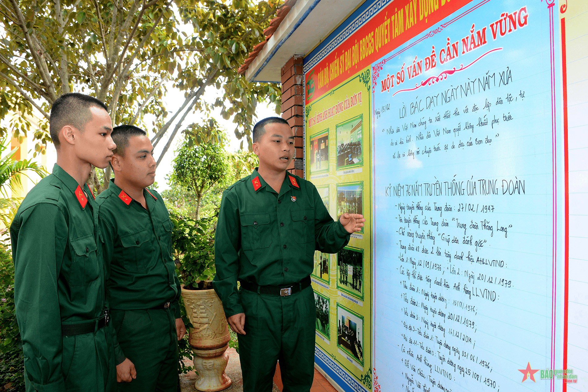 Câu chuyện thứ ba chín: “Tôi nhập ngũ để trưởng thành hơn”