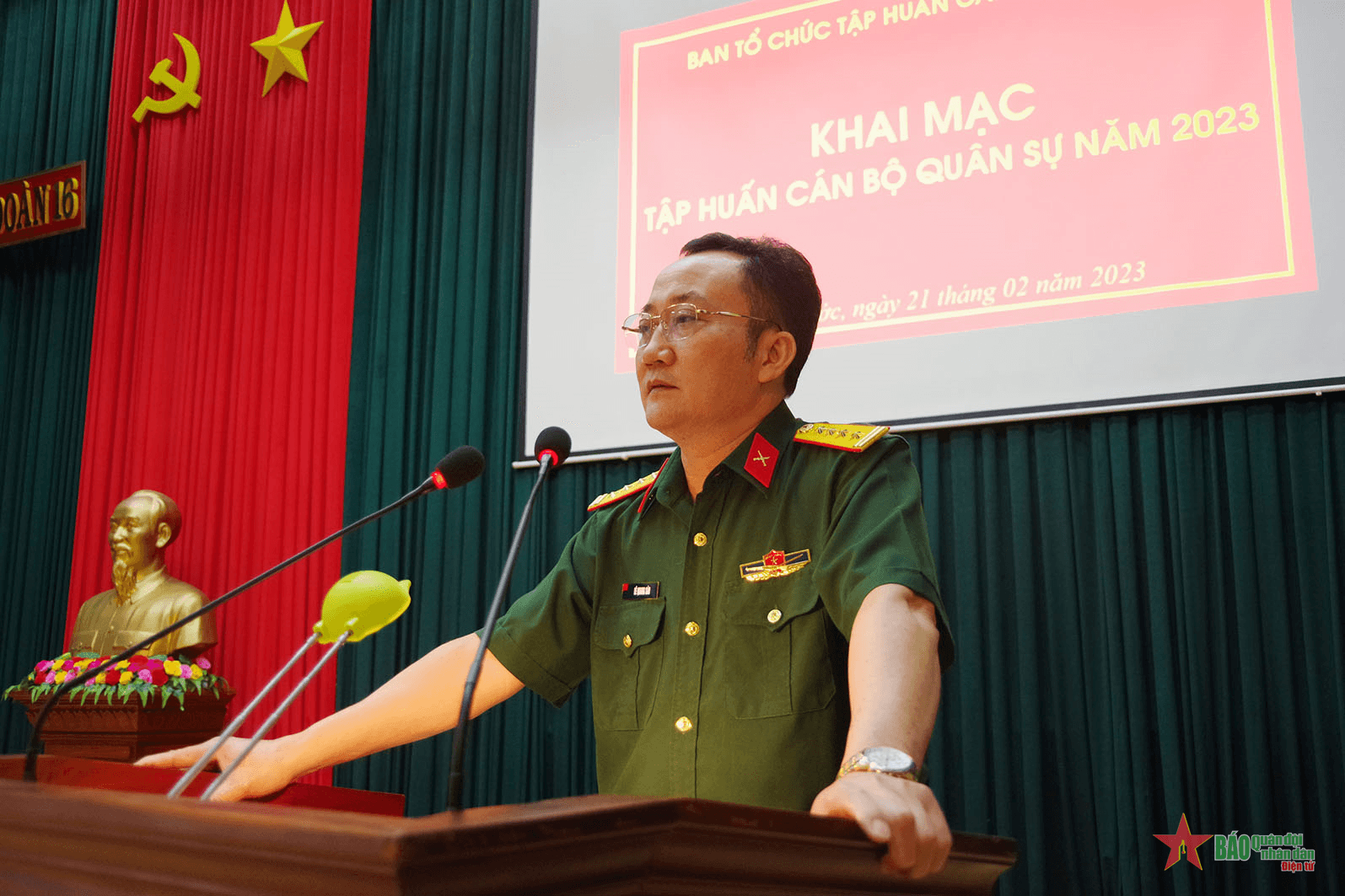 Binh đoàn 16 tập huấn cán bộ quân sự để nâng cao chất lượng huấn luyện