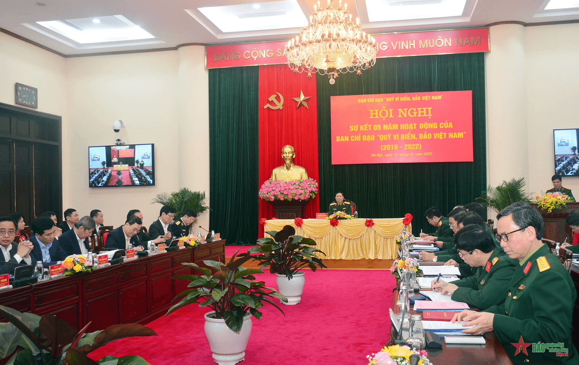 Thượng tướng Nguyễn Tân Cương chủ trì Hội nghị sơ kết 5 năm hoạt động Ban chỉ đạo “Quỹ vì biển đảo Việt Nam”
