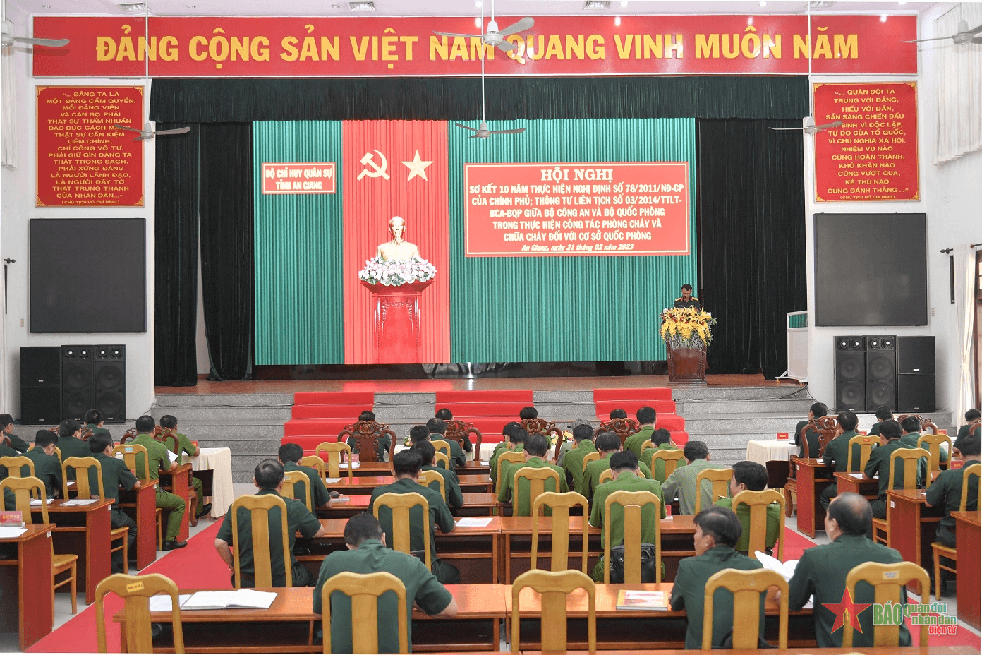 An Giang: Thực hiện có hiệu quả công tác phòng cháy và chữa cháy đối với cơ sở quốc phòng