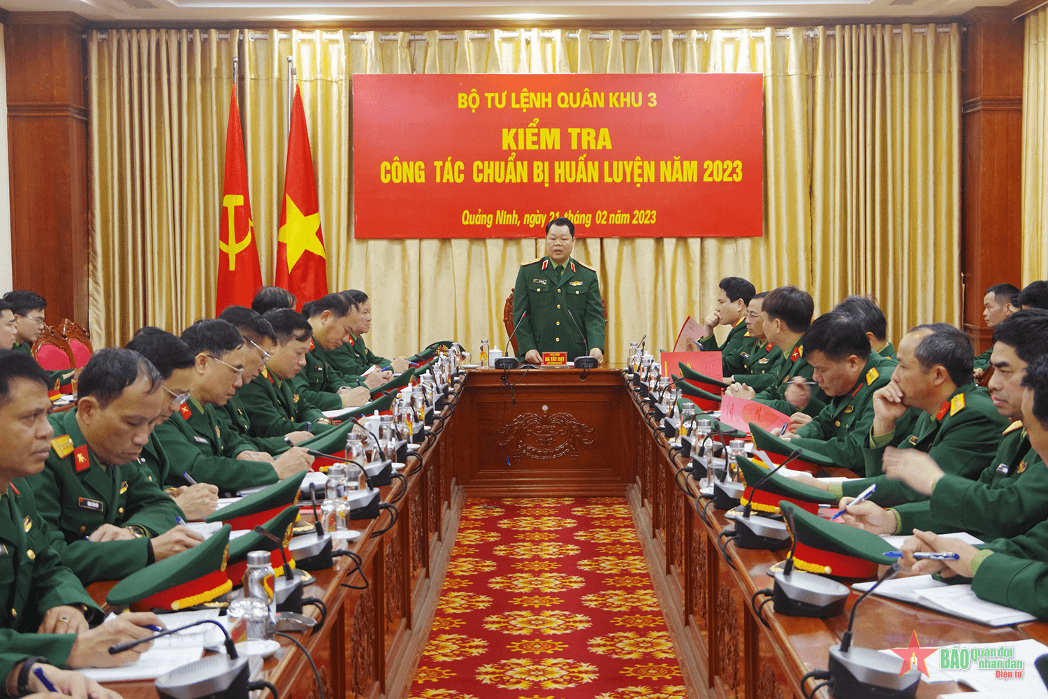 Quân khu 3: Kiểm tra công tác chuẩn bị huấn luyện tại Bộ Chỉ huy quân sự tỉnh Quảng Ninh