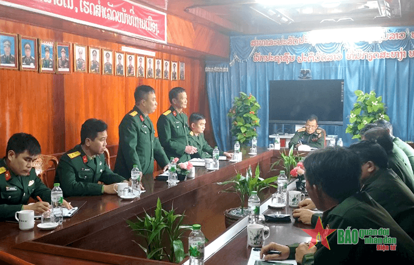Bộ CHQS tỉnh Sơn La khảo sát hỗ trợ phát triển mô hình kinh tế tại tỉnh Xiangkhouang (Lào)
