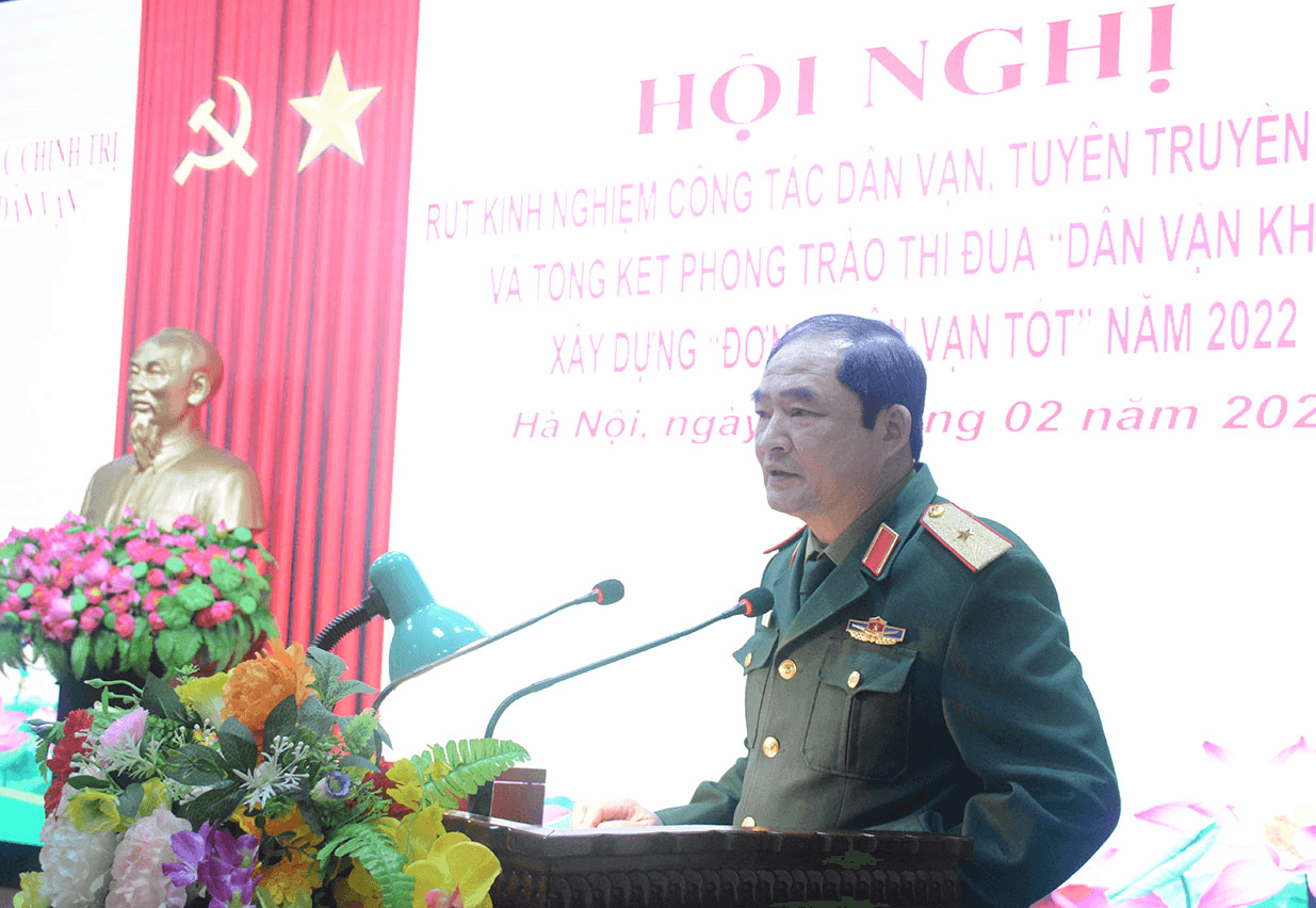 Công tác dân vận trong quân đội phải sâu sát cơ sở, gần dân, trọng dân