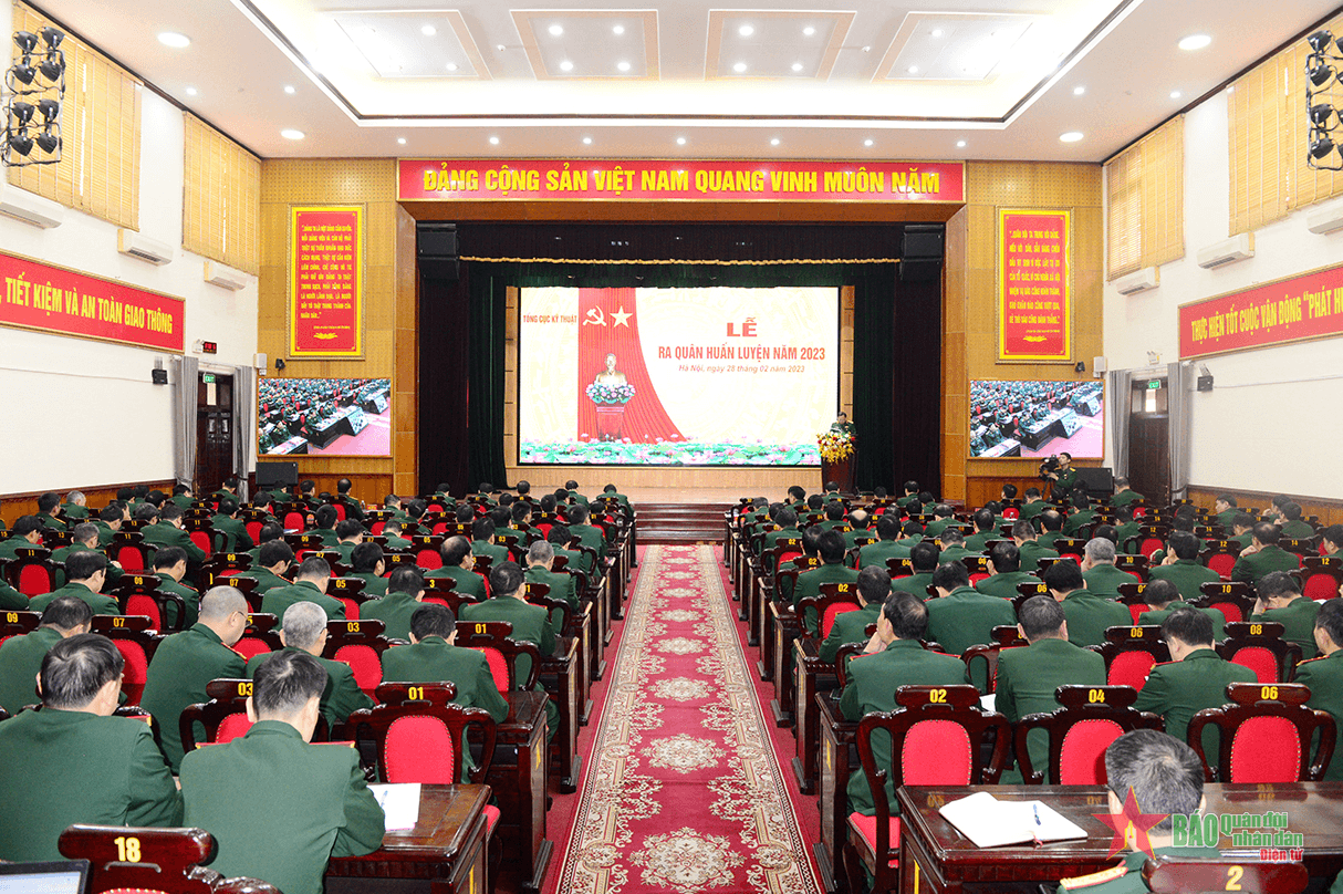 Tổng cục Kỹ thuật tập trung huấn luyện đồng bộ, chuyên sâu, sát yêu cầu nhiệm vụ
