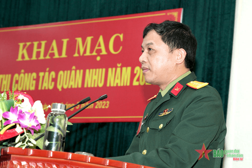 Học viện Chính trị khai mạc Hội thi công tác quân nhu năm 2023