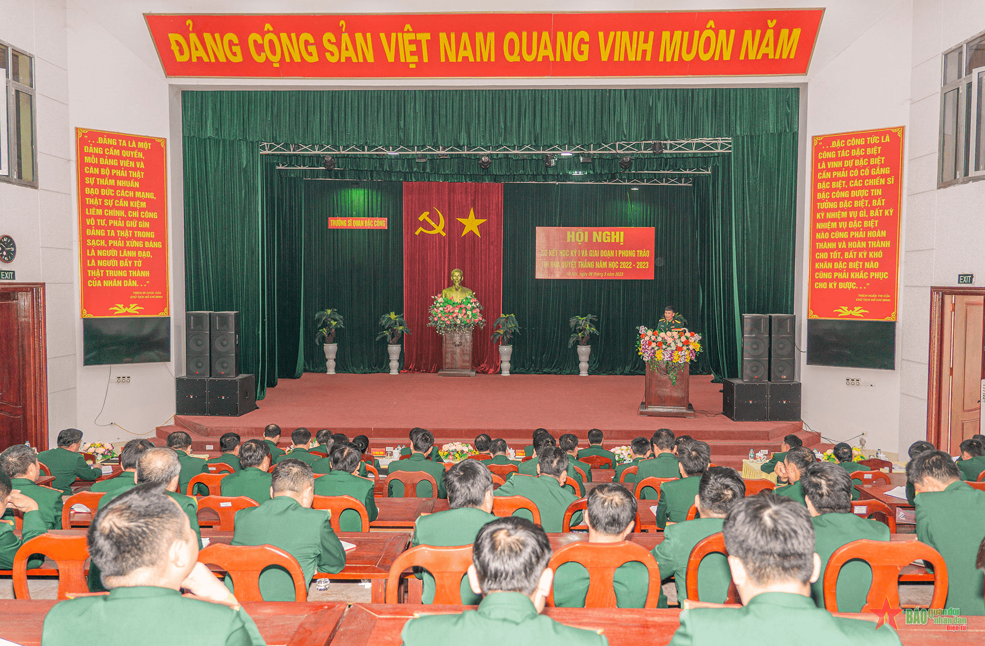 Trường Sĩ quan Đặc công sơ kết học kỳ I năm học 2022-2023