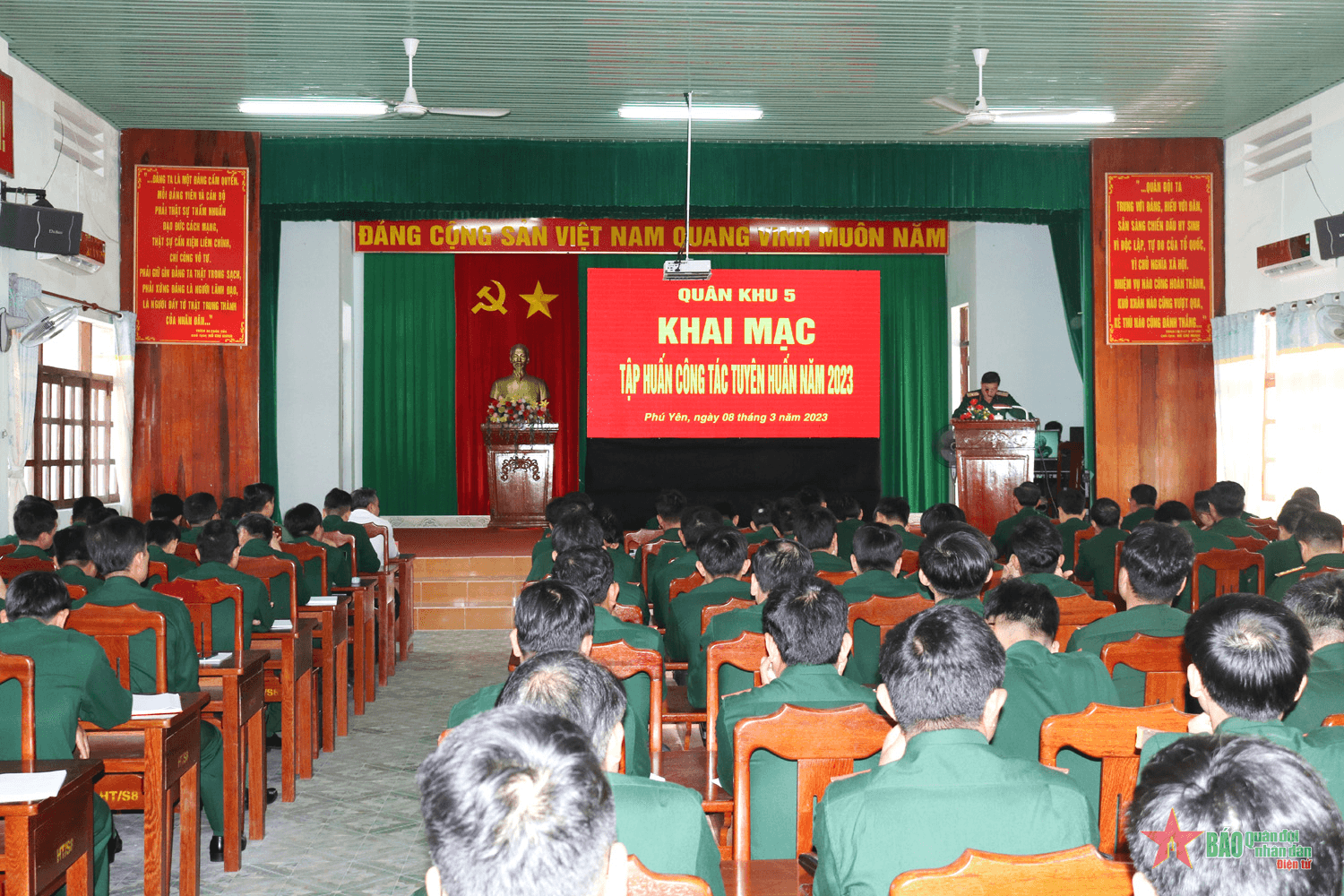 Quân khu 5 tập huấn công tác tuyên huấn thiết thực, ý nghĩa