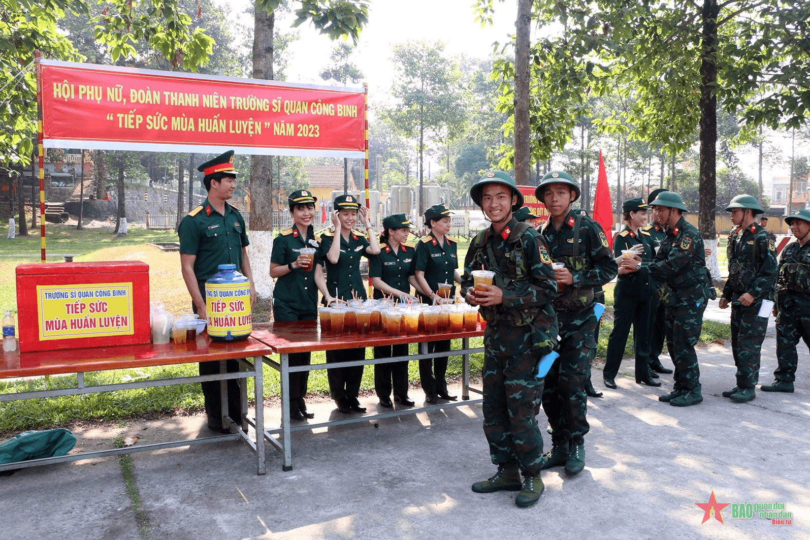 Hội Phụ nữ Trường Sĩ quan Công binh triển khai chương trình “Tiếp sức mùa huấn luyện”