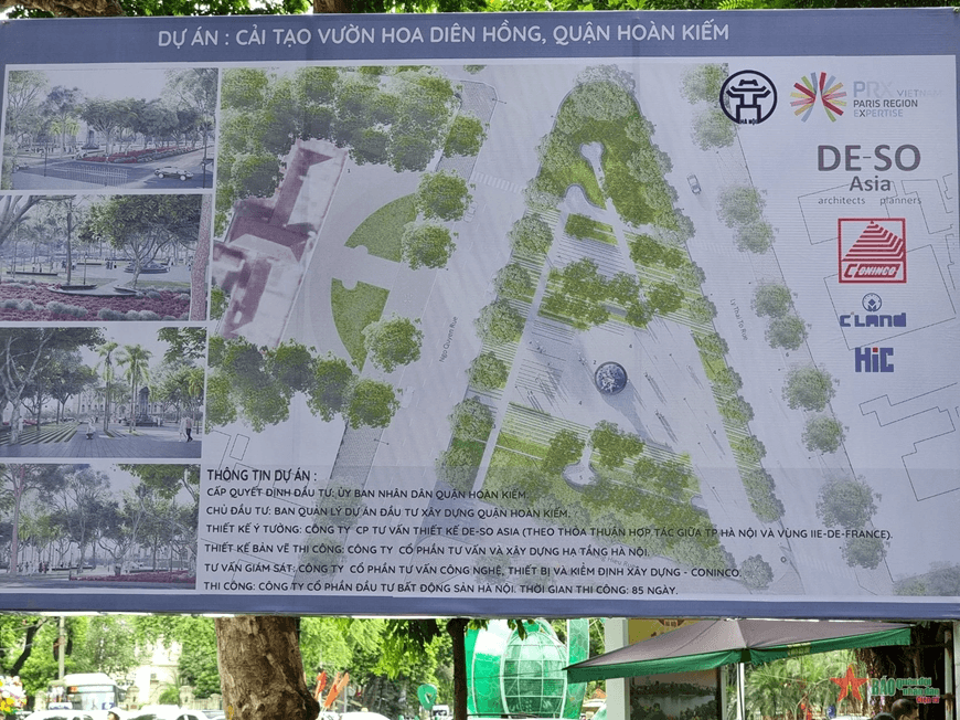 Hà Nội đẩy nhanh tiến độ cải tạo, nâng cấp các công viên, vườn hoa