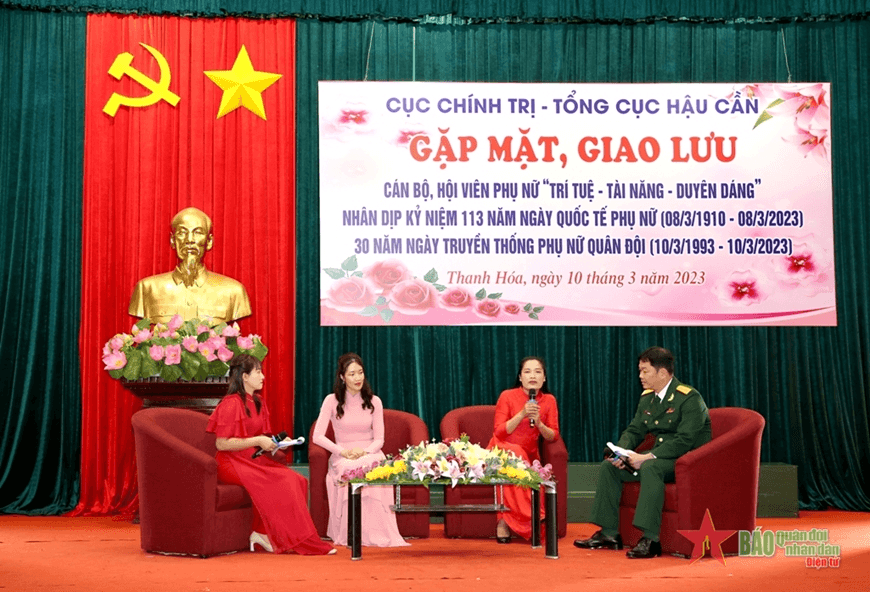 Phụ nữ Cục Chính trị, Tổng cục Hậu cần: “Trí tuệ - Tài năng - Duyên dáng”
