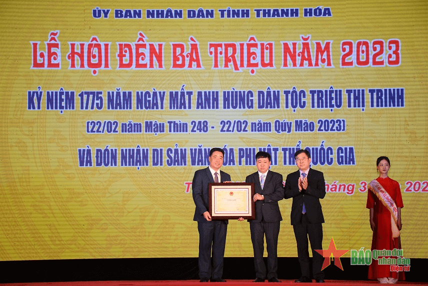 Lễ hội Đền Bà Triệu năm 2023