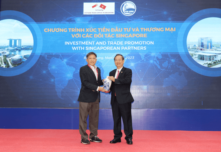 Bình Dương xúc tiến thương mại đầu tư Singapore