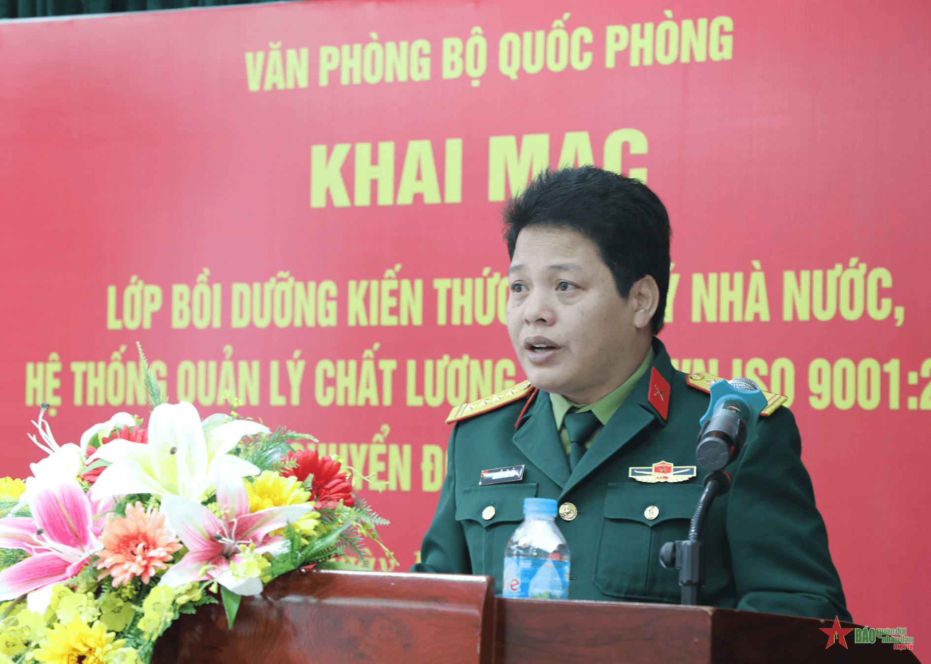 Văn phòng Bộ Quốc phòng khai mạc lớp bồi dưỡng kiến thức quản lý Nhà nước và chuyển đổi số năm 2023
