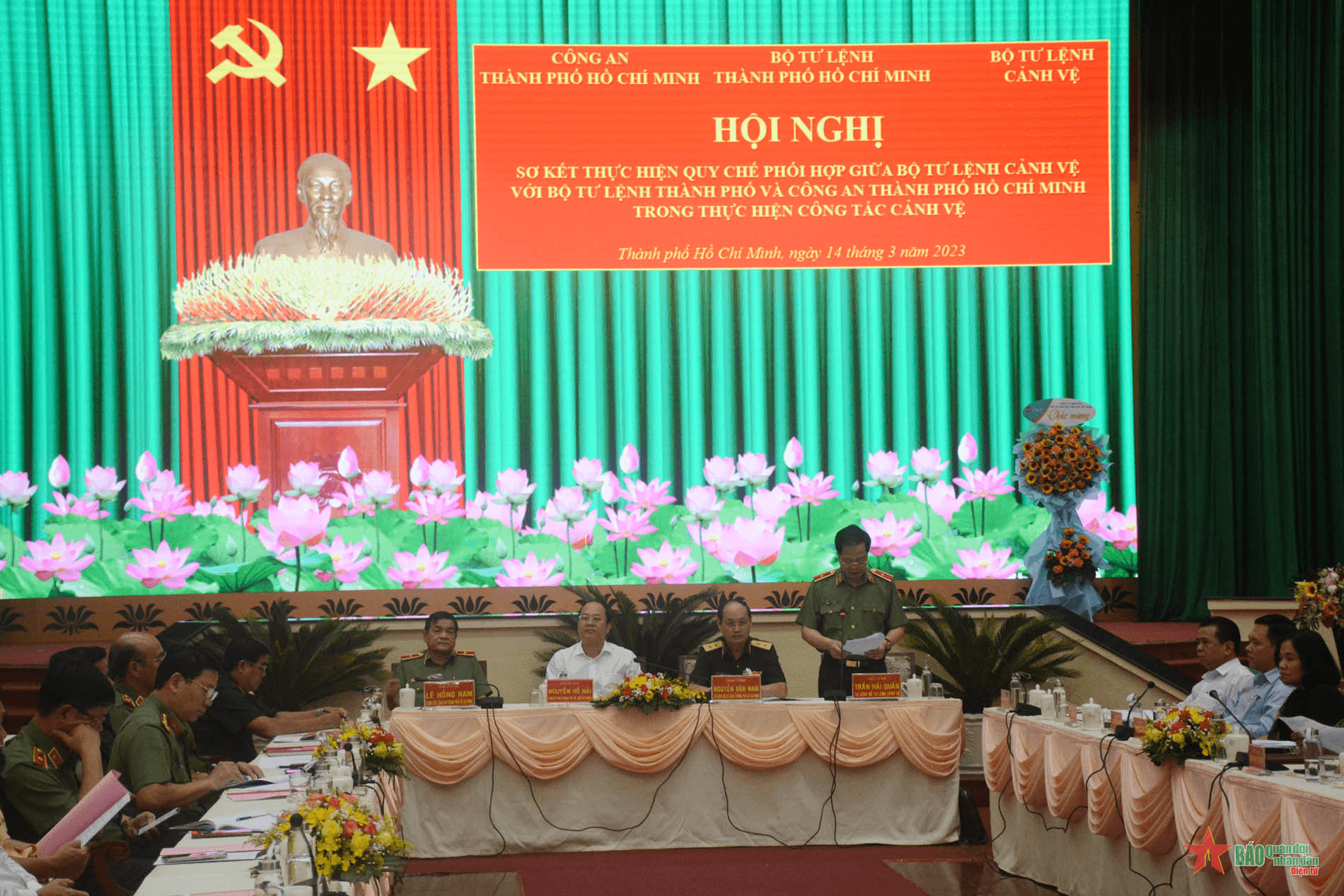Tăng cường phối hợp thực hiện công tác cảnh vệ tại TP Hồ Chí Minh
