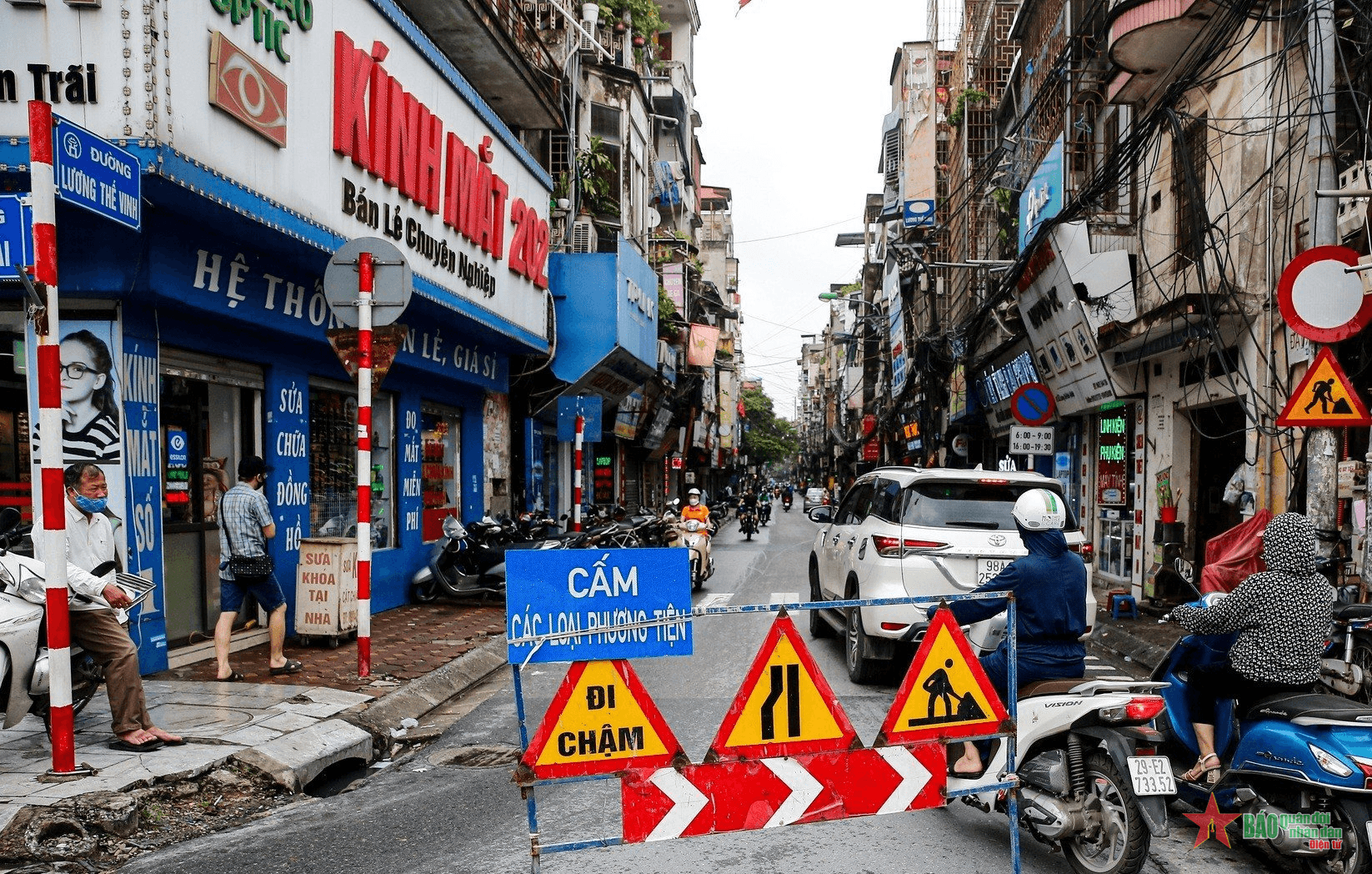 Hà Nội cấm đường Lương Thế Vinh phục vụ dự án xử lý nước thải Yên Xá